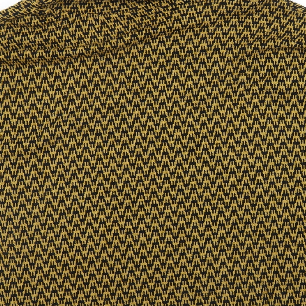 Preworn Womens Yellow Striped  Pullover Jumper One Size