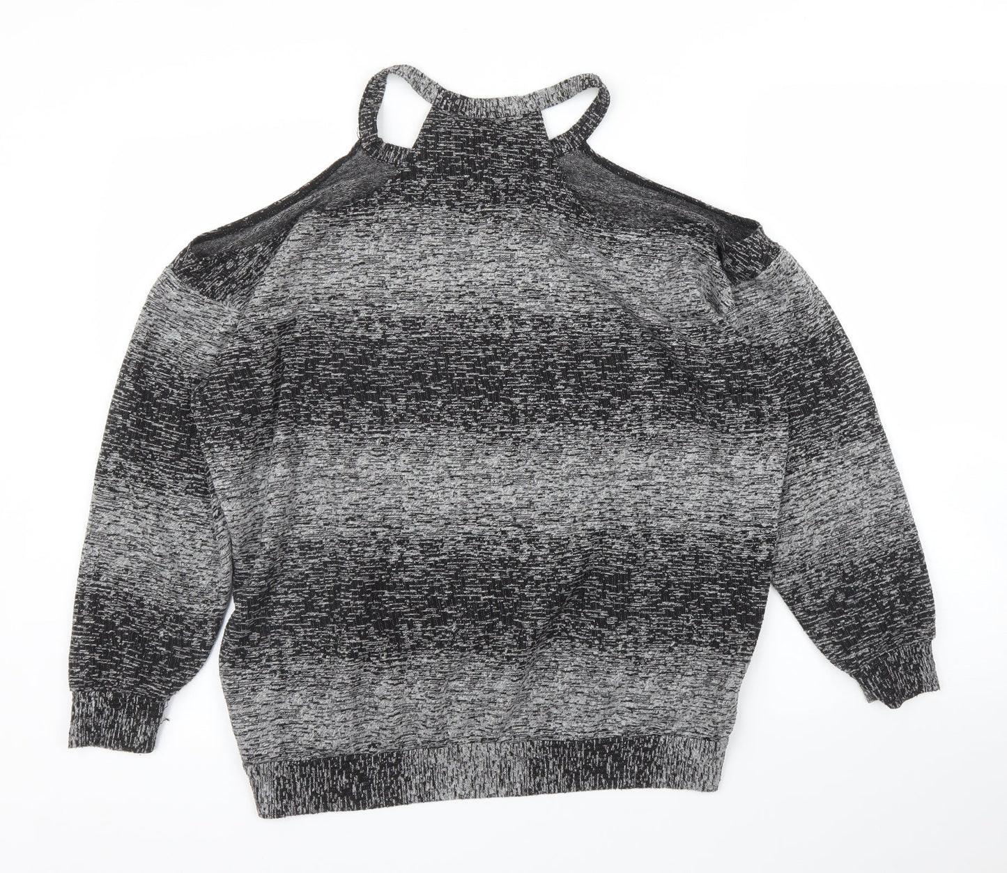 Sparkle & Fade Womens Grey   Pullover Jumper Size S