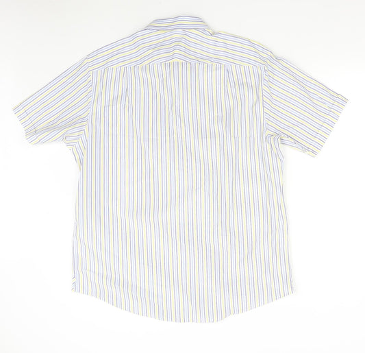Jack Reid Womens Multicoloured Striped  Basic Button-Up Size 16