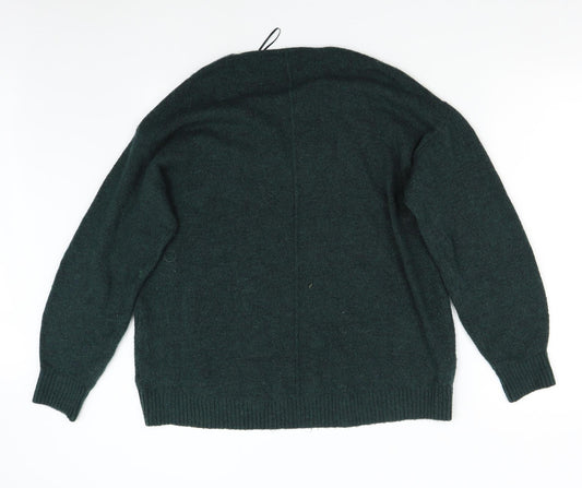H&M Mens Green  Knit Pullover Jumper Size S