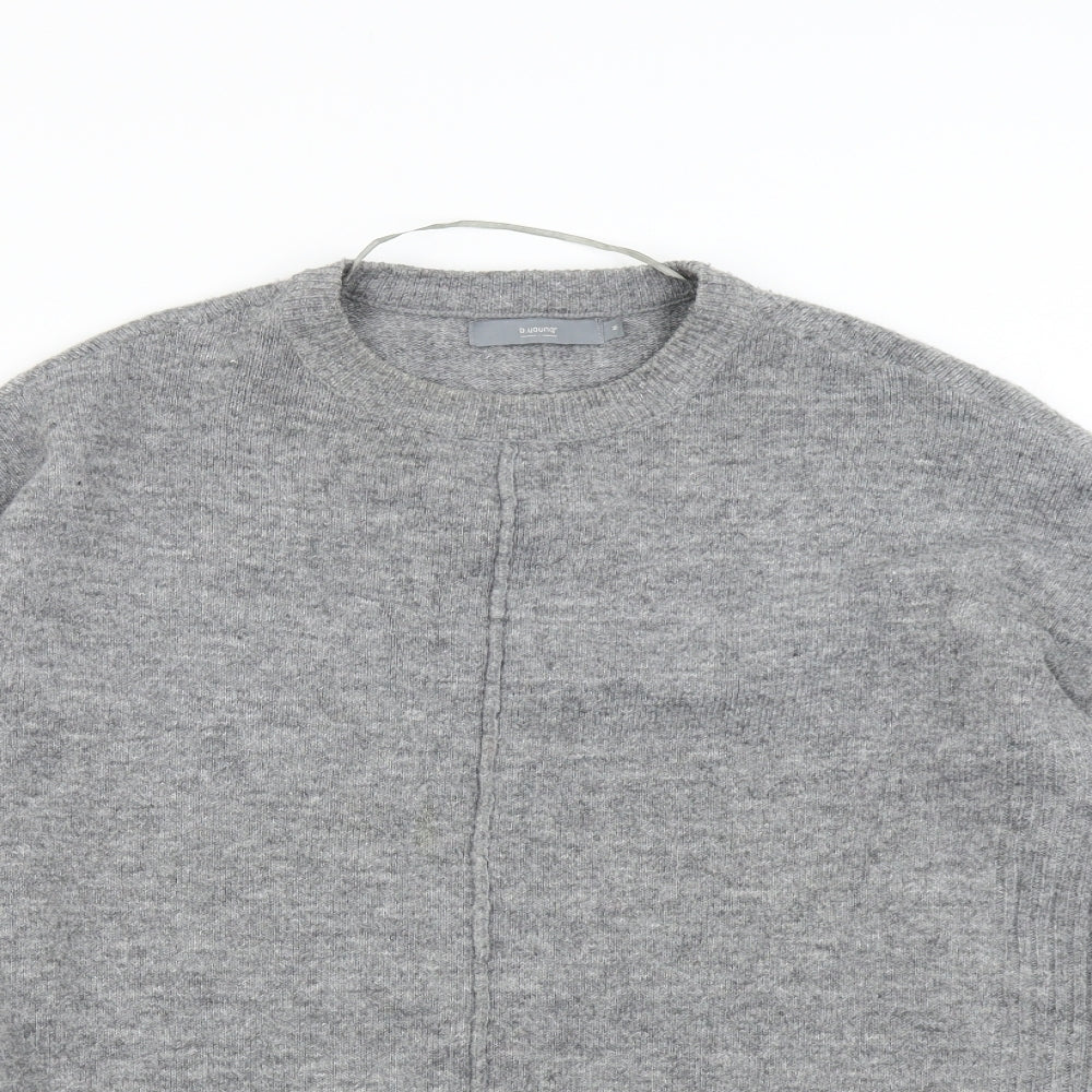 B. Young Womens Grey  Knit Pullover Jumper Size M