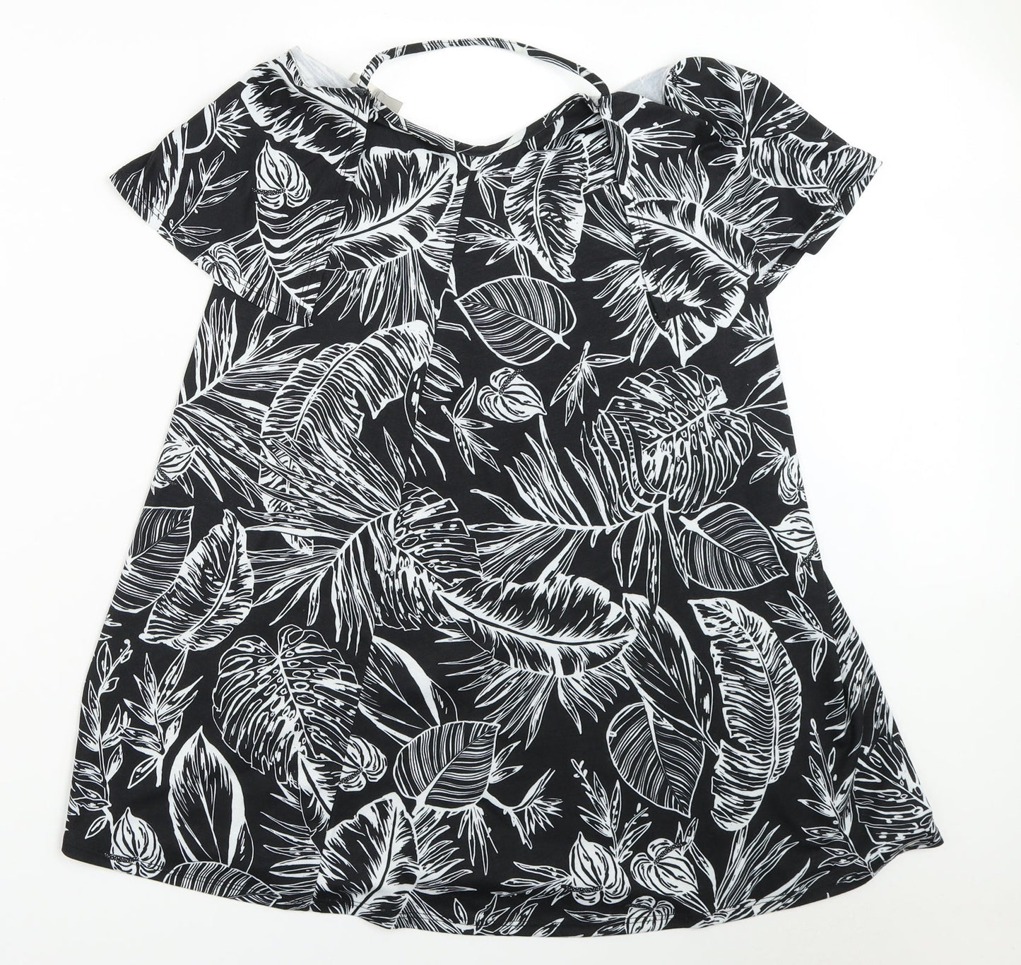 ASOS Womens Black Batik  Mini  Size 10