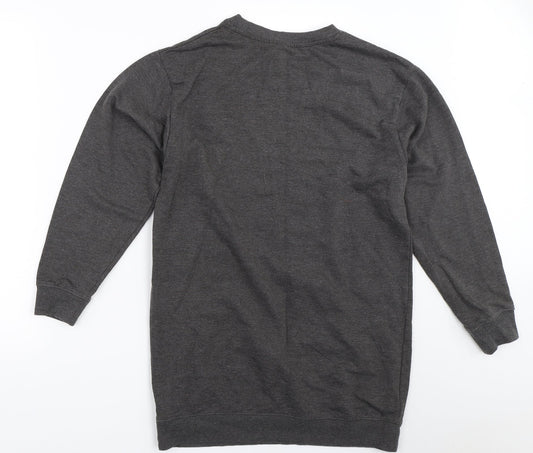 H&M Womens Grey   Pullover Sweatshirt Size XS  - christmas