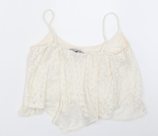 New Look Womens Ivory   Camisole Blouse Size 14