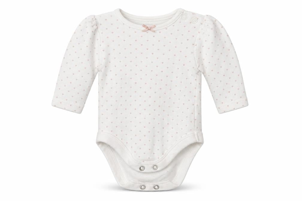 George Girls White Polka Dot  Babygrow One-Piece Size Newborn