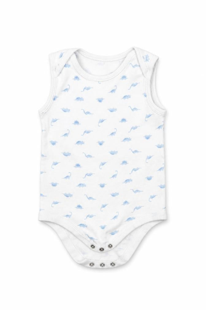 TU Baby White Animal Print  Babygrow One-Piece Size 18-24 Months