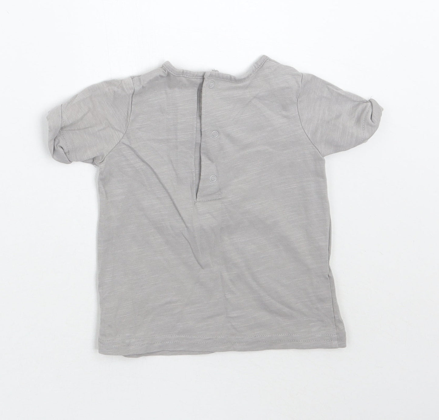 Mammas & Pappas Baby Grey   Basic T-Shirt Size 9-12 Months