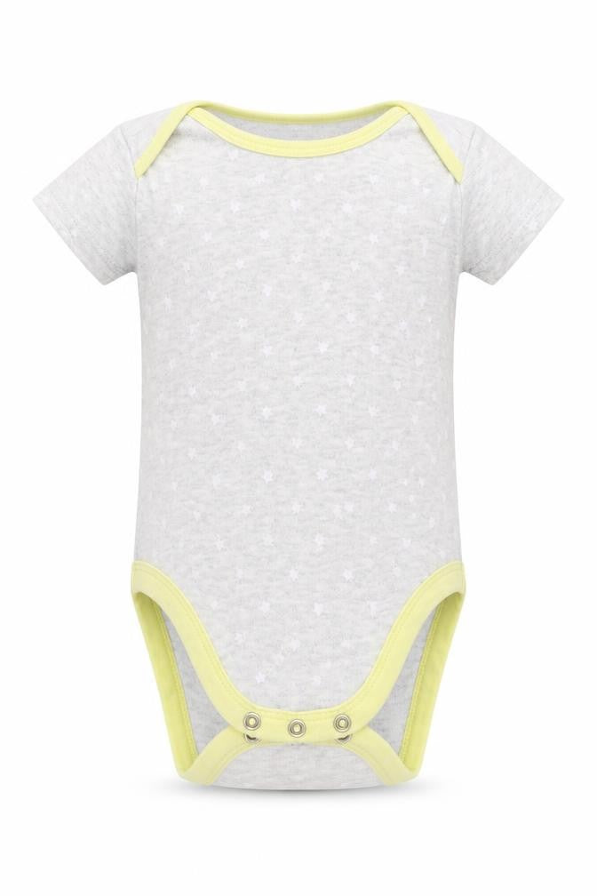Mini Club Baby Grey Geometric  Babygrow One-Piece Size 12-18 Months