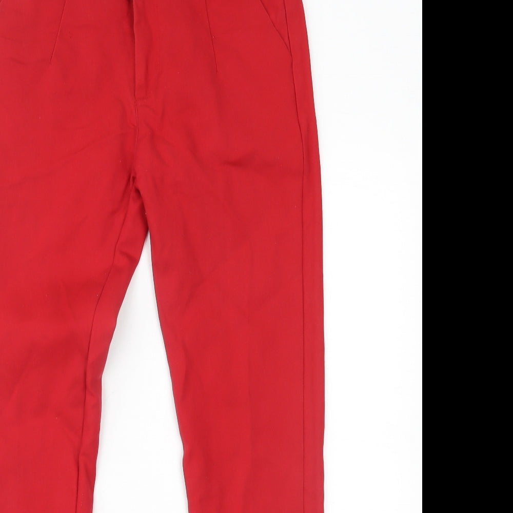 Preworn Womens Red   Trousers  Size L L26 in
