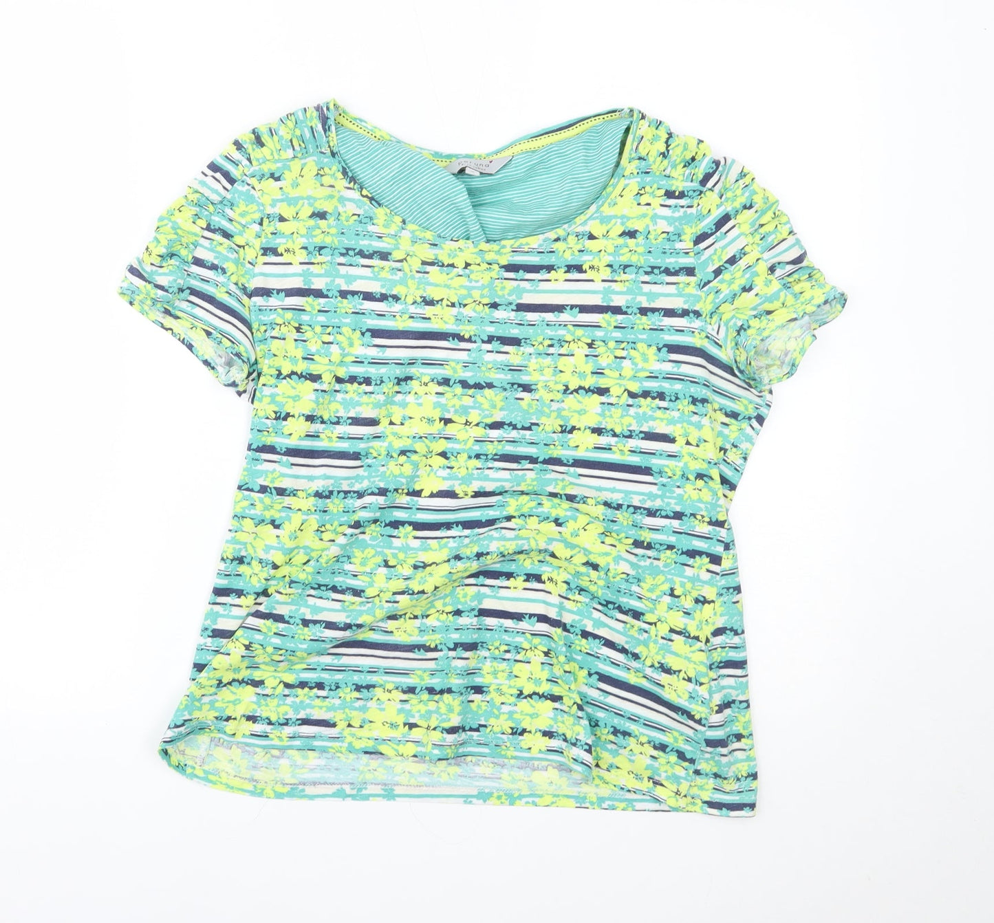 Marks and Spencer Womens Green   Basic T-Shirt Size 10