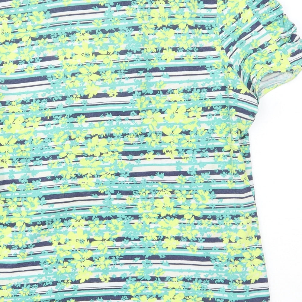 Marks and Spencer Womens Green   Basic T-Shirt Size 10