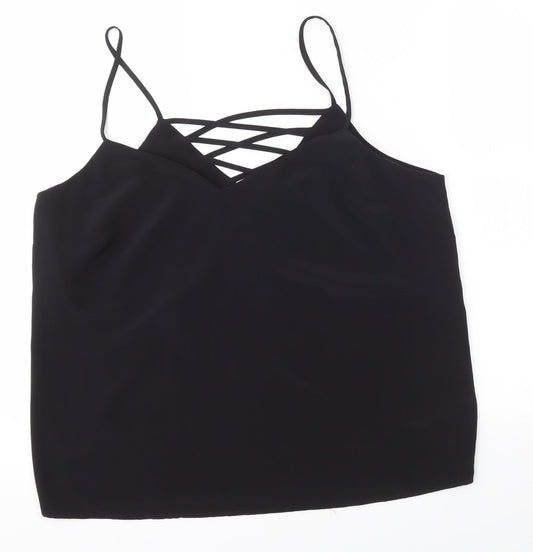 New Look Womens Black   Basic Blouse Size 14