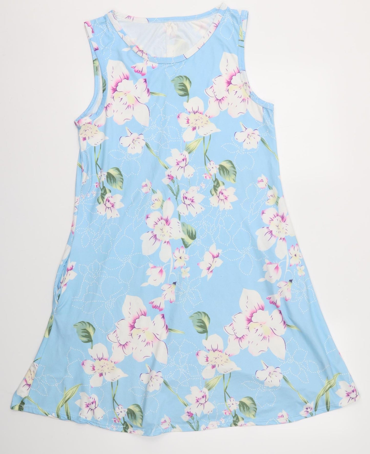 CHERFL Womens Multicoloured Floral  A-Line  Size M