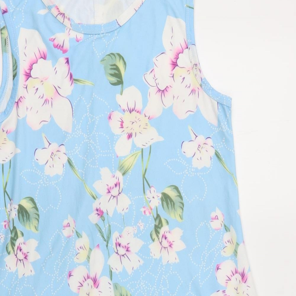 CHERFL Womens Multicoloured Floral  A-Line  Size M