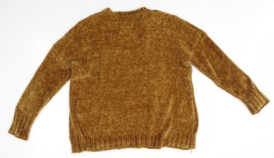 Matalan Womens Orange   Pullover Jumper Size M