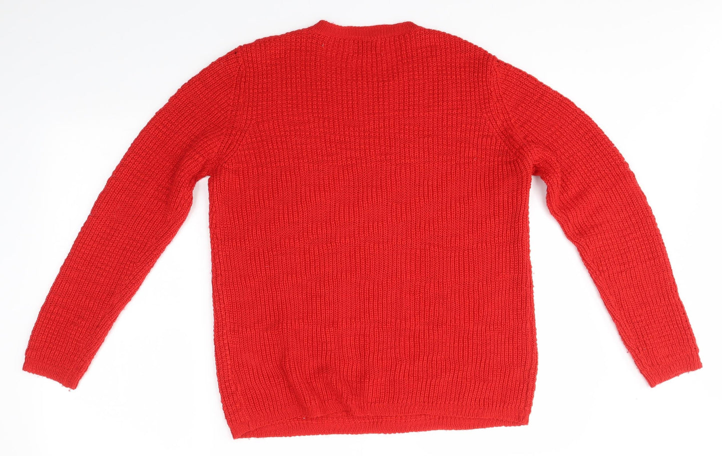 Matalan Womens Red   Henley Jumper Size M