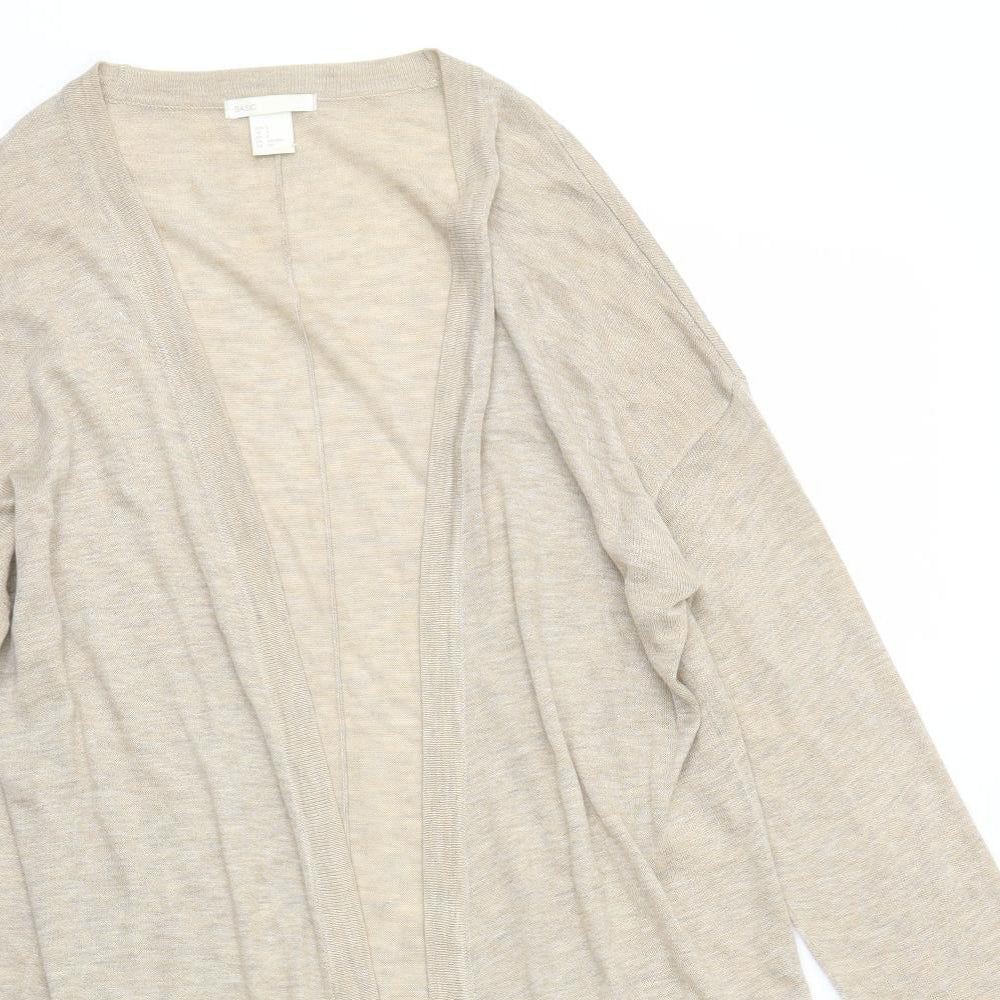 H&M Womens Brown   Cardigan Jumper Size S