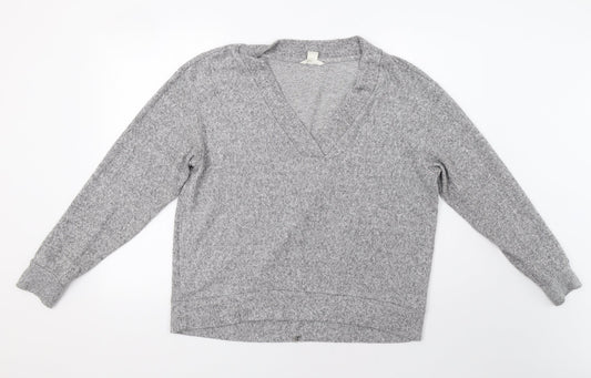 H&M Womens Grey   Pullover Jumper Size M