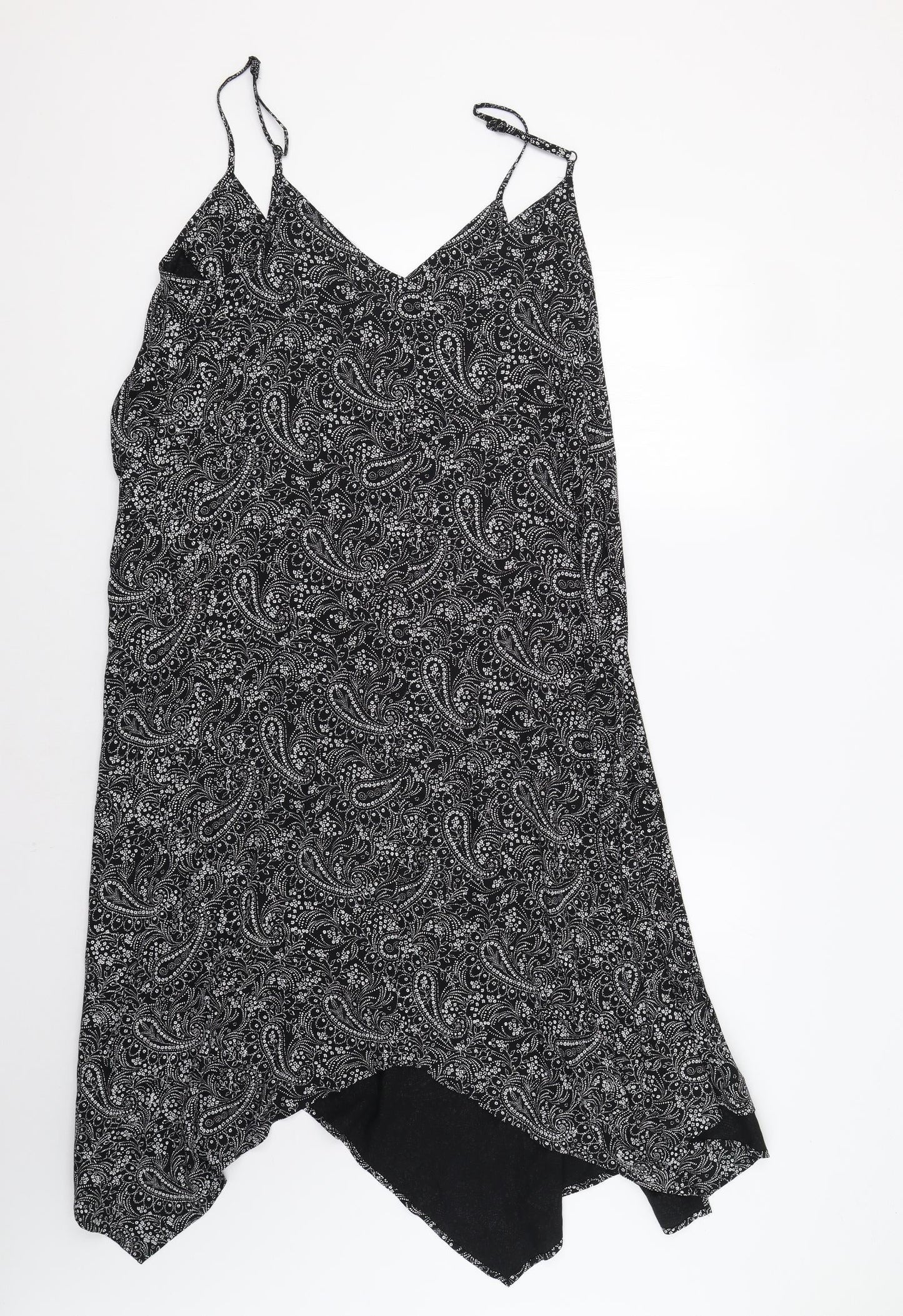 Papaya Womens Black Paisley  Ball Gown  Size 12