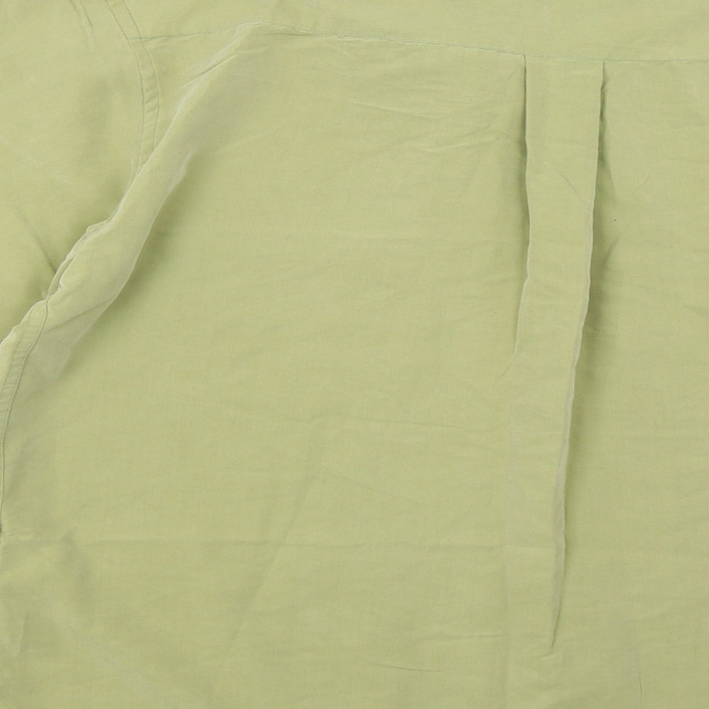 Gianni Vialli Mens Green    Button-Up Size M