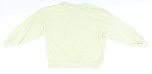 H&M Womens Yellow   Pullover Jumper Size M