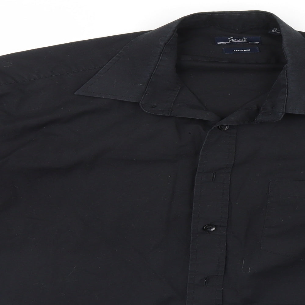 Premier Womens Black   Basic Button-Up Size 16