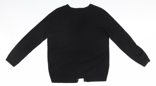 BHS Womens Black   Cardigan Jumper Size 14
