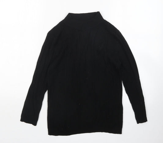 Peacocks Womens Black   Pullover Jumper Size 10