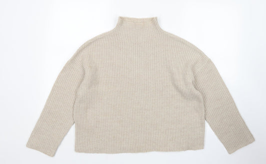 Villa Womens Beige   Pullover Jumper Size S