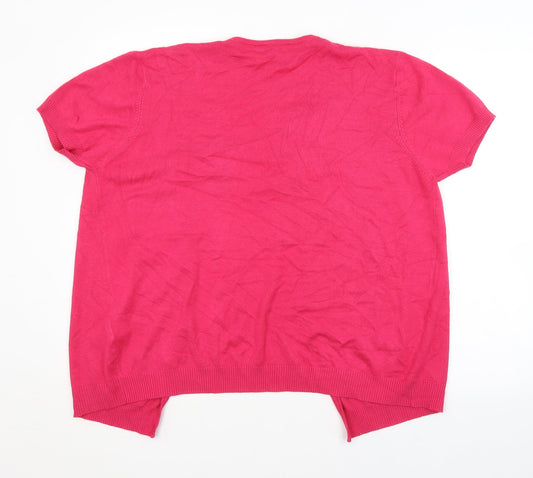 CAPSULE Womens Pink   Cardigan Jumper Size 16