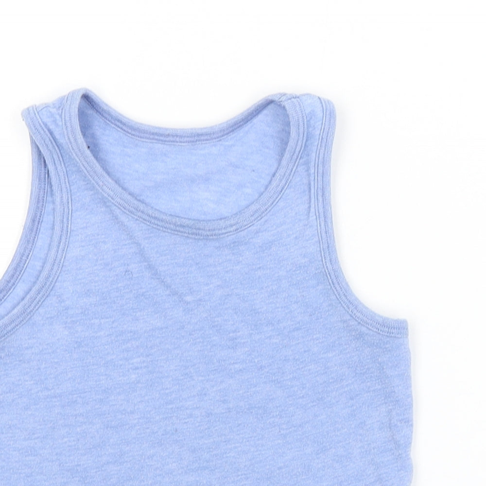 Primark Boys Blue   Basic Tank Size 2-3 Years