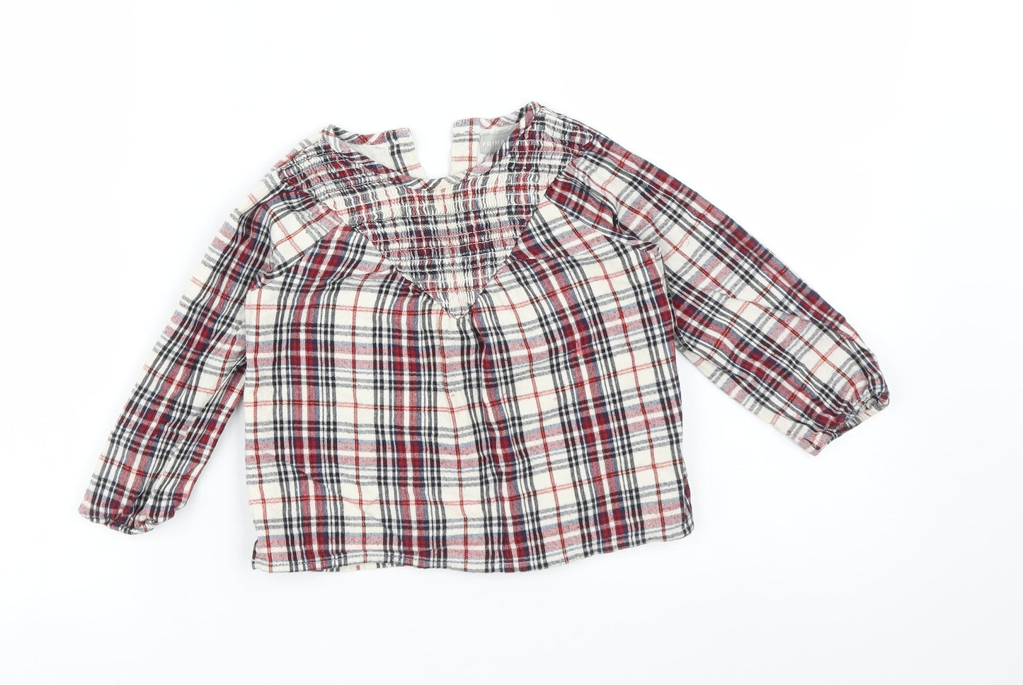 Primark Baby Multicoloured Check  Basic T-Shirt Size 24 Months