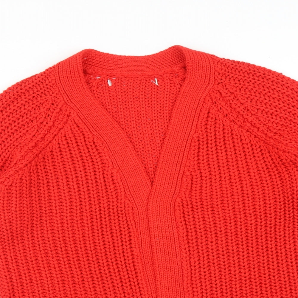 NEXT Womens Red   Cardigan Jumper Size XS