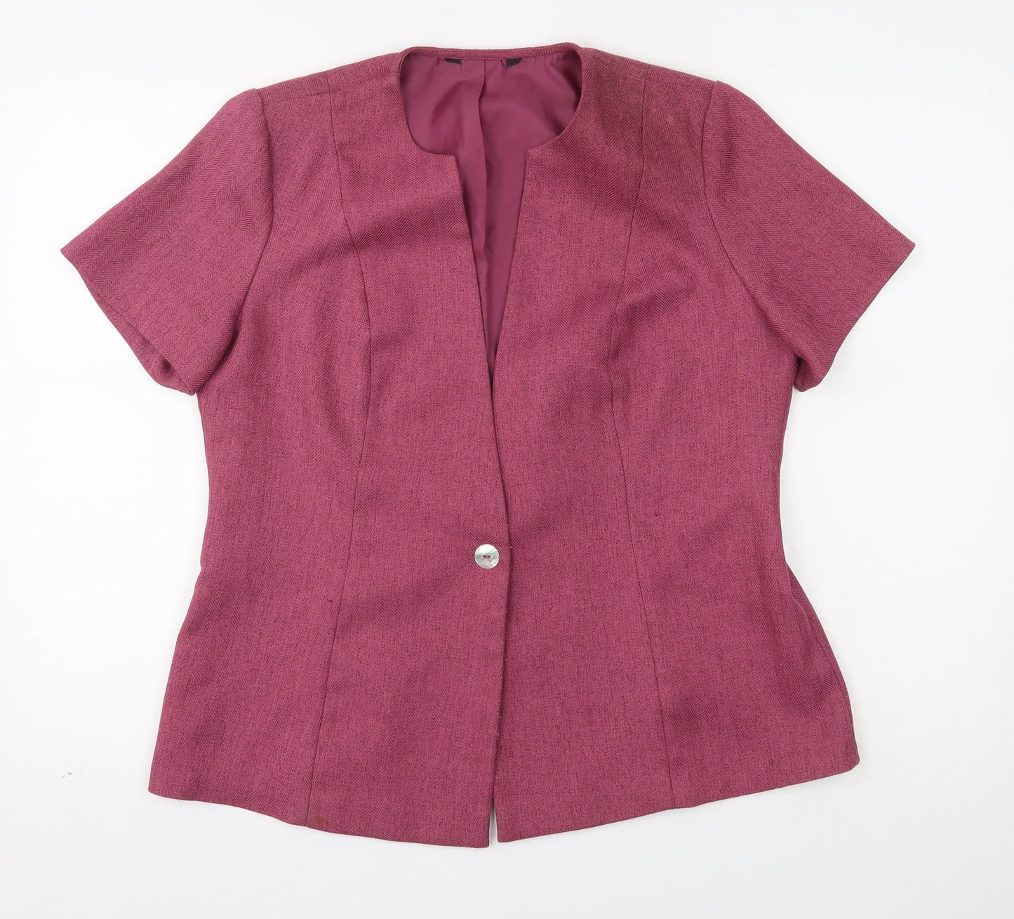 BM Womens Pink   Jacket Blazer One Size