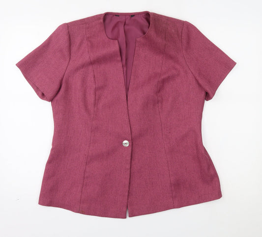 BM Womens Pink   Jacket Blazer One Size
