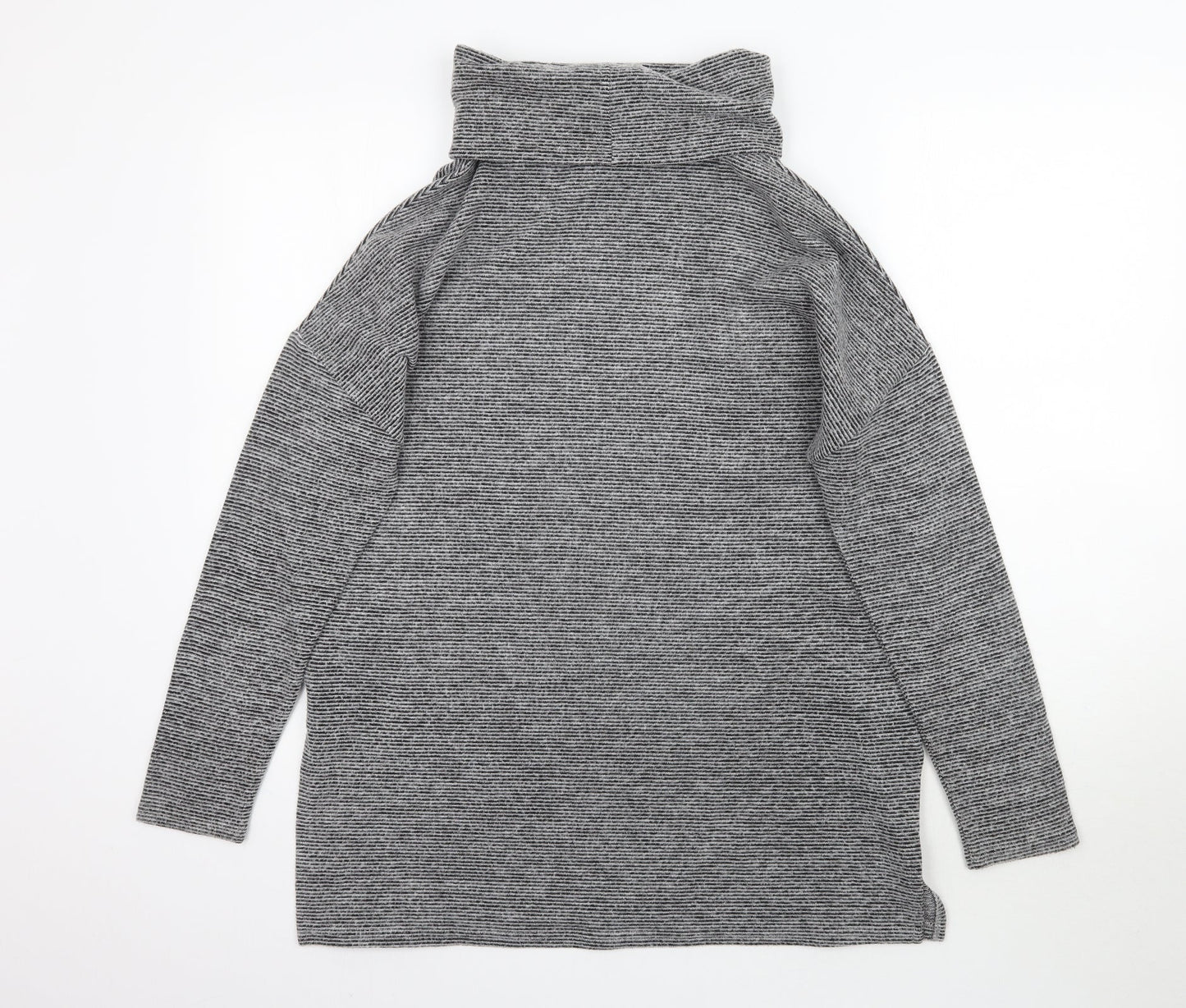 New Look Womens Grey  Knit Pullover Jumper Size M
