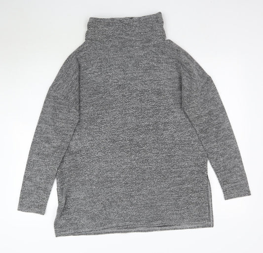 New Look Womens Grey  Knit Pullover Jumper Size M
