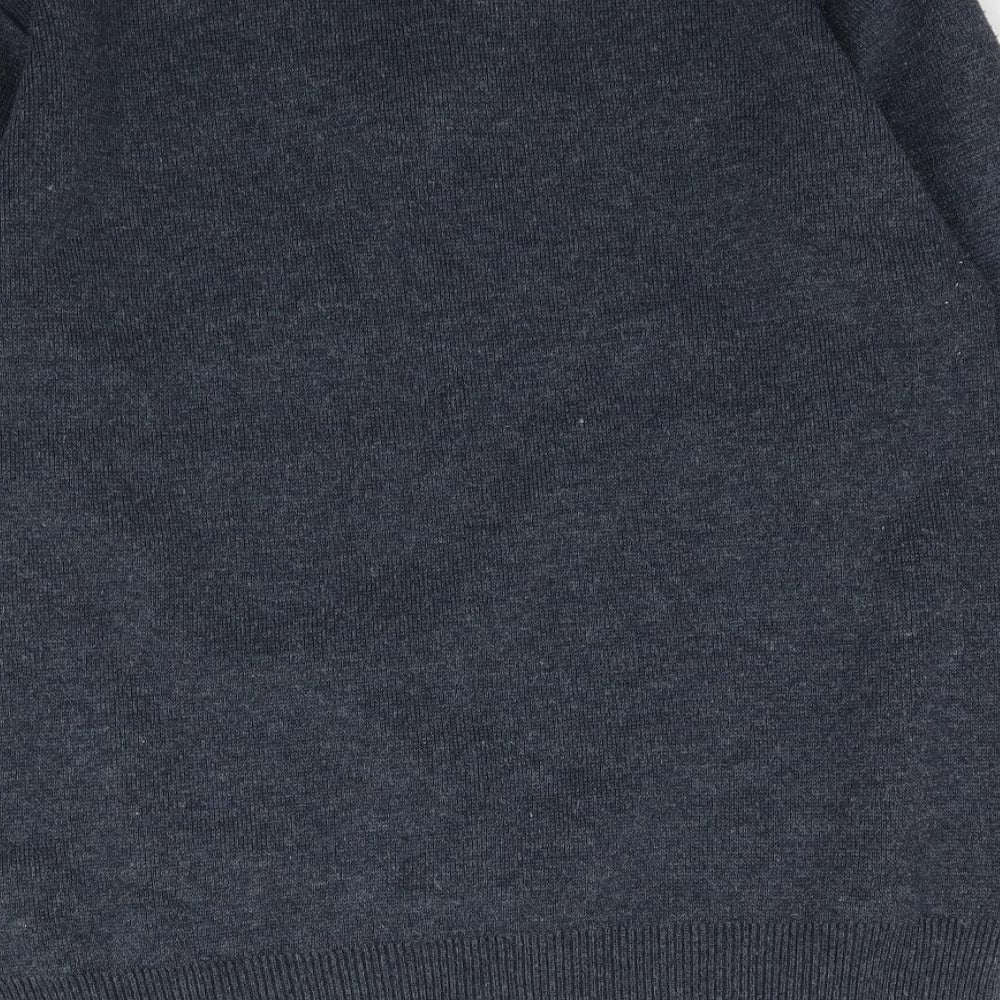 Cavallio Mens Blue  Knit Pullover Jumper Size S