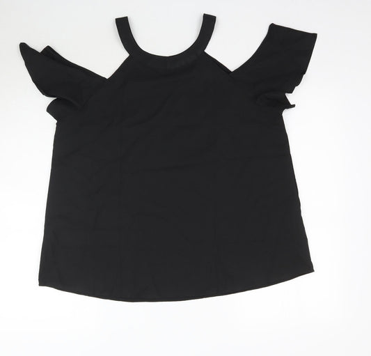 Avon Womens Black   Basic Blouse Size 14