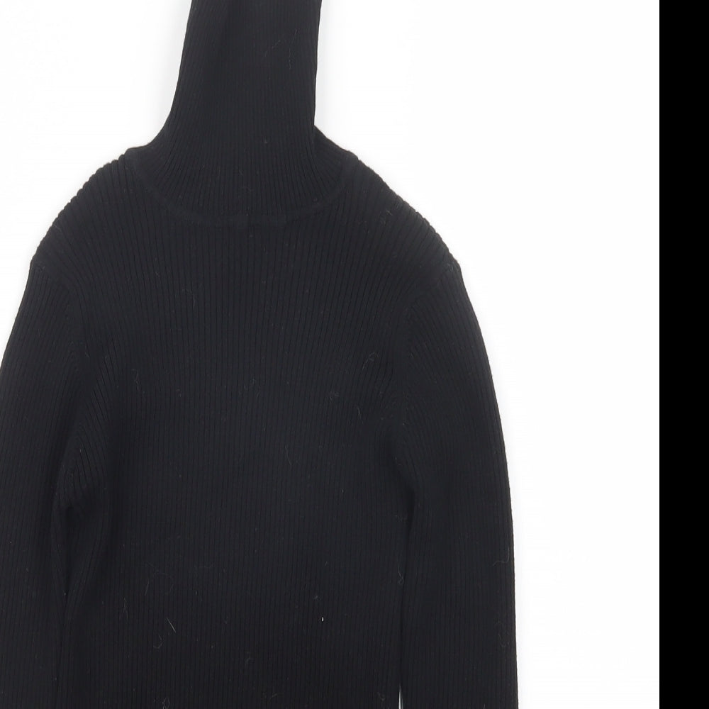 NEXT Girls Black   Pullover Jumper Size 10 Years