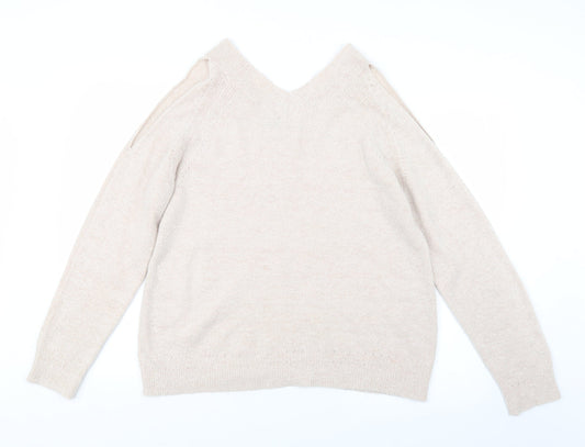 Dorothy Perkins Womens Pink  Knit Pullover Jumper Size 16