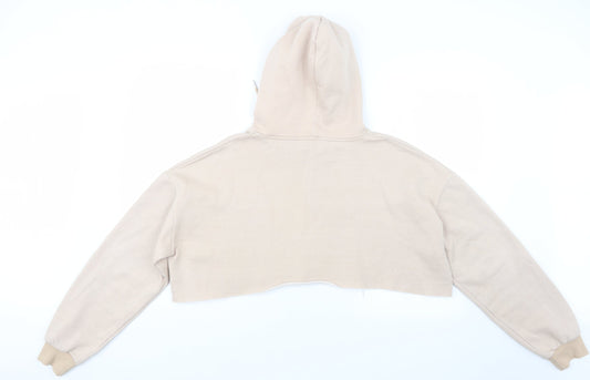 Rising Womens Beige   Pullover Hoodie Size S  - Cropped