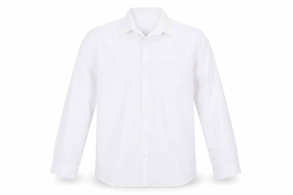 George] Boys White   Basic Button-Up Size 13-14 Years