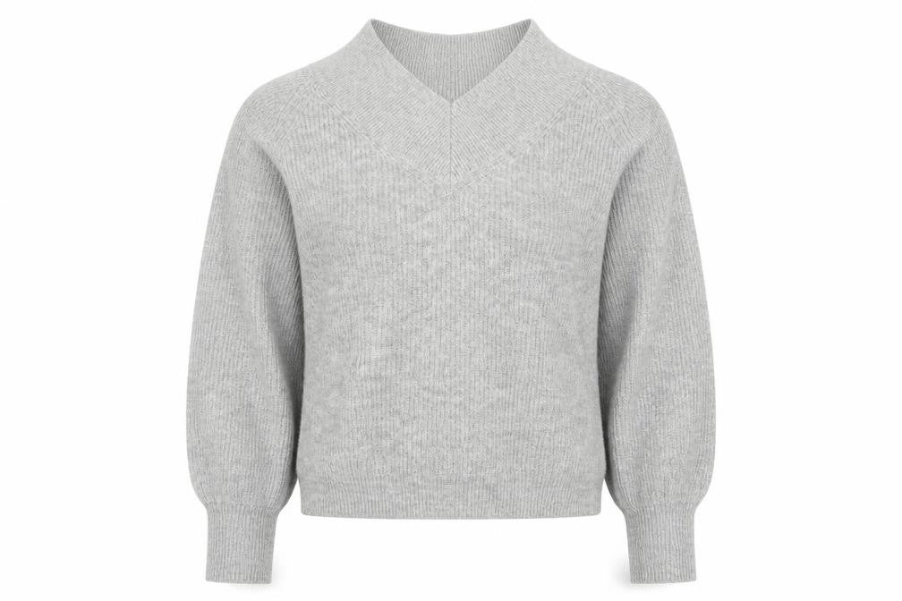 Marks and Spencer Womens Grey  Knit Pullover Jumper Size 14