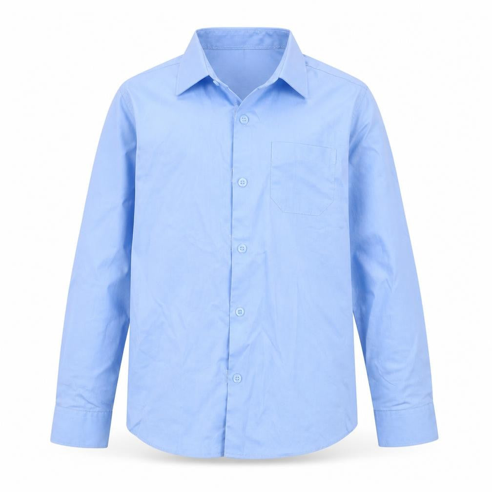 Marks and Spencer Boys Blue   Basic Button-Up Size 8-9 Years