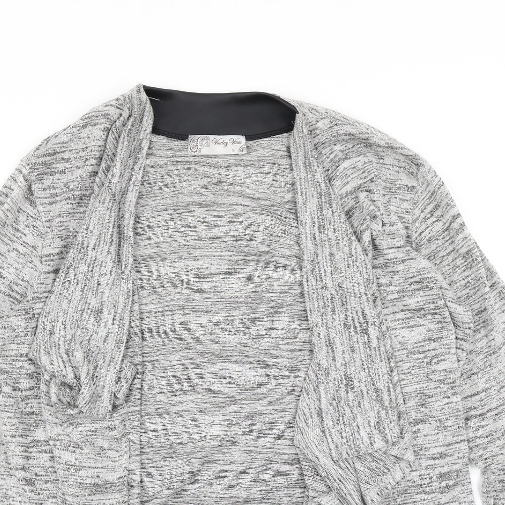 Voulez Vous Womens Grey   Cardigan Jumper Size S