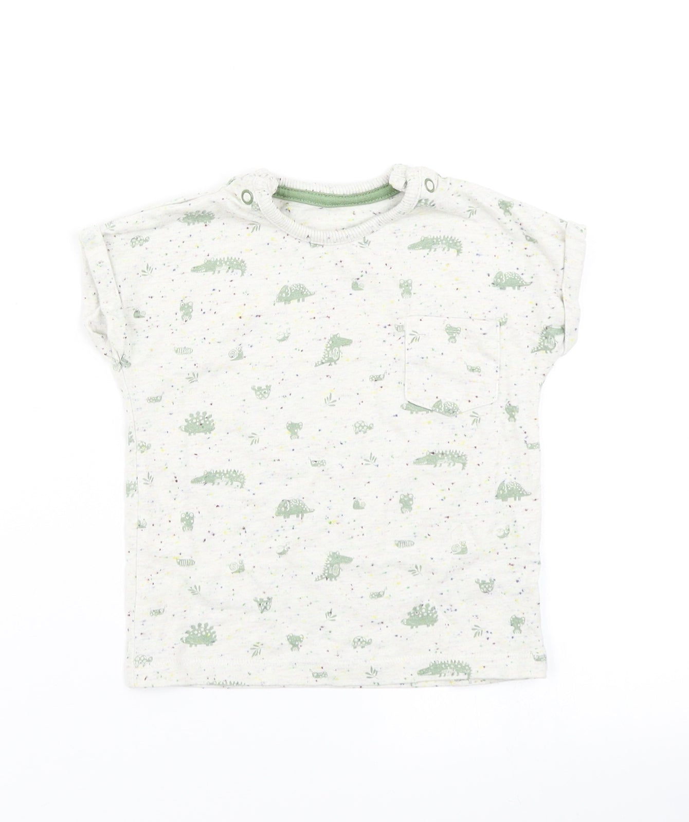 George Boys Green   Basic T-Shirt Size 9-12 Months