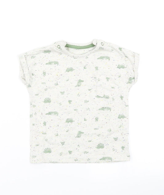 George Boys Green   Basic T-Shirt Size 9-12 Months