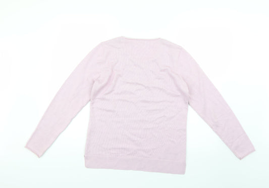 Olsen Womens Purple   Pullover Jumper Size 10
