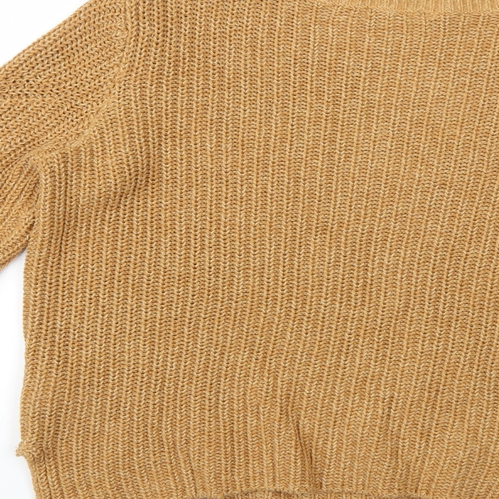 H&M Womens Brown   Pullover Jumper Size S